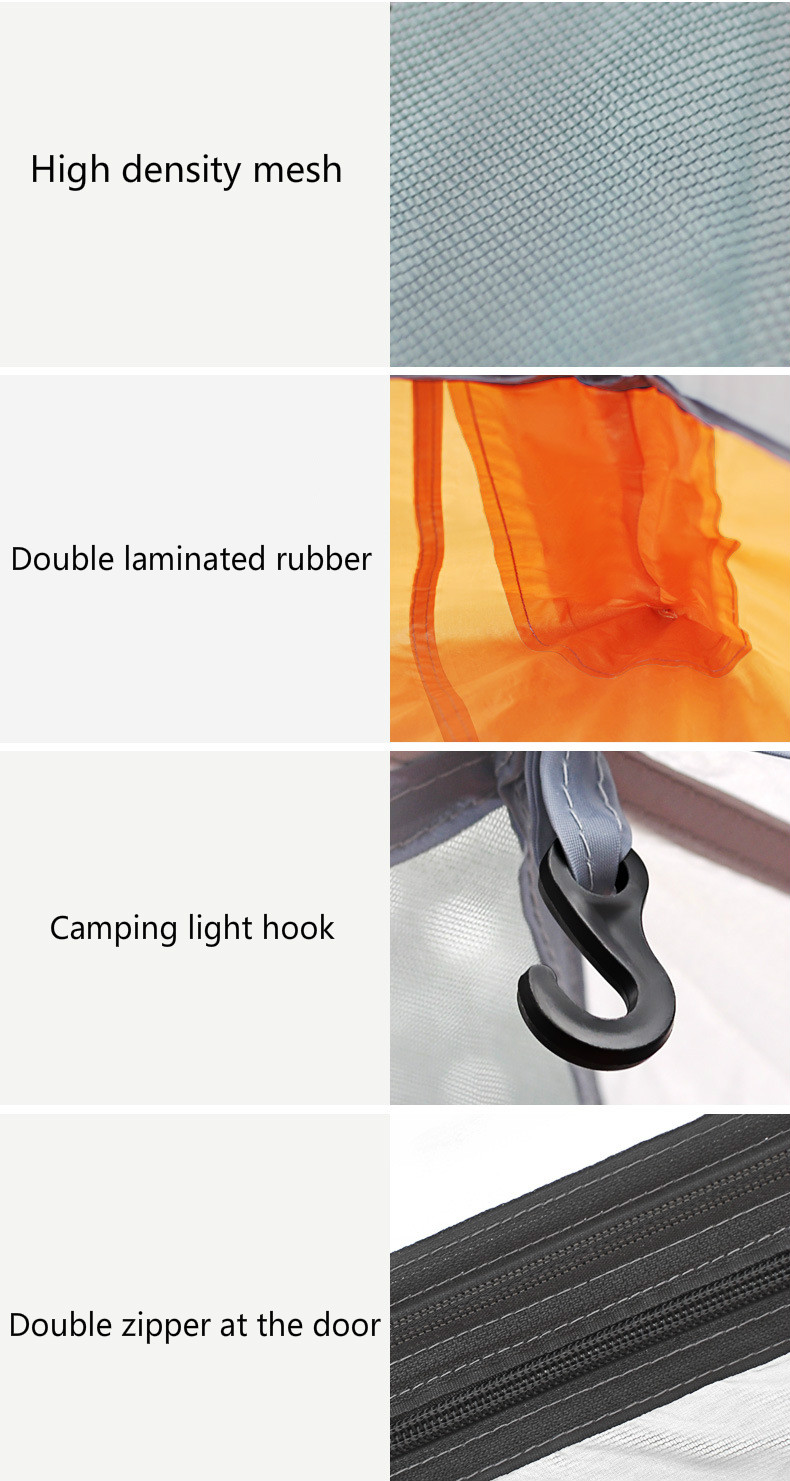 Cheap Goat Tents Hewolf Tent professional outdoor men women double layer double tent field camping equipment four seasons rainstorm camping tent Tents 